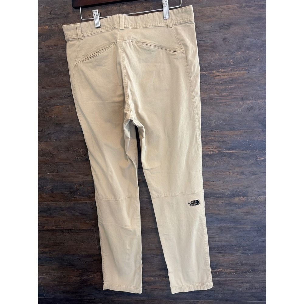 The North Face Mens Motion Pants Khaki Tan Stretch Hiking Trousers 32x30